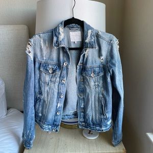 Cropped Jean Jacket - Zara
